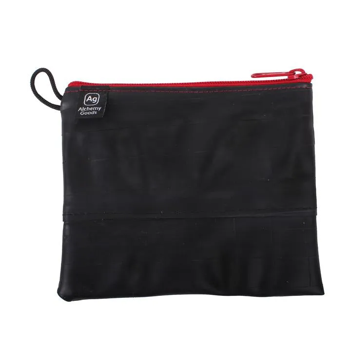 Alchemy Goods Zipper Pouch, Large with Liner- Made With Recycled Bike Tubes
