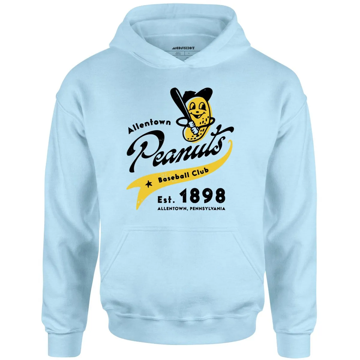 Allentown Peanuts - Pennsylvania - Vintage Defunct Baseball Teams - Unisex Hoodie