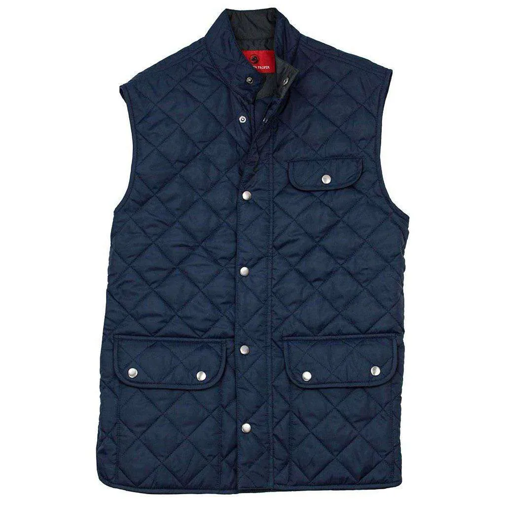 Ashport Quilted Vest by Southern Proper