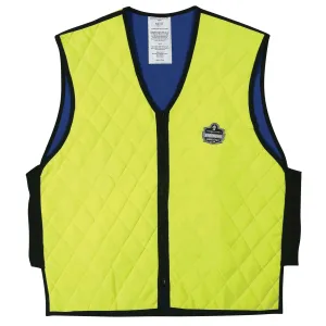 Chill-Its® 6665 Wet Evaporative Cooling Vests, 2X-Large, High Visibility Lime-Yellow