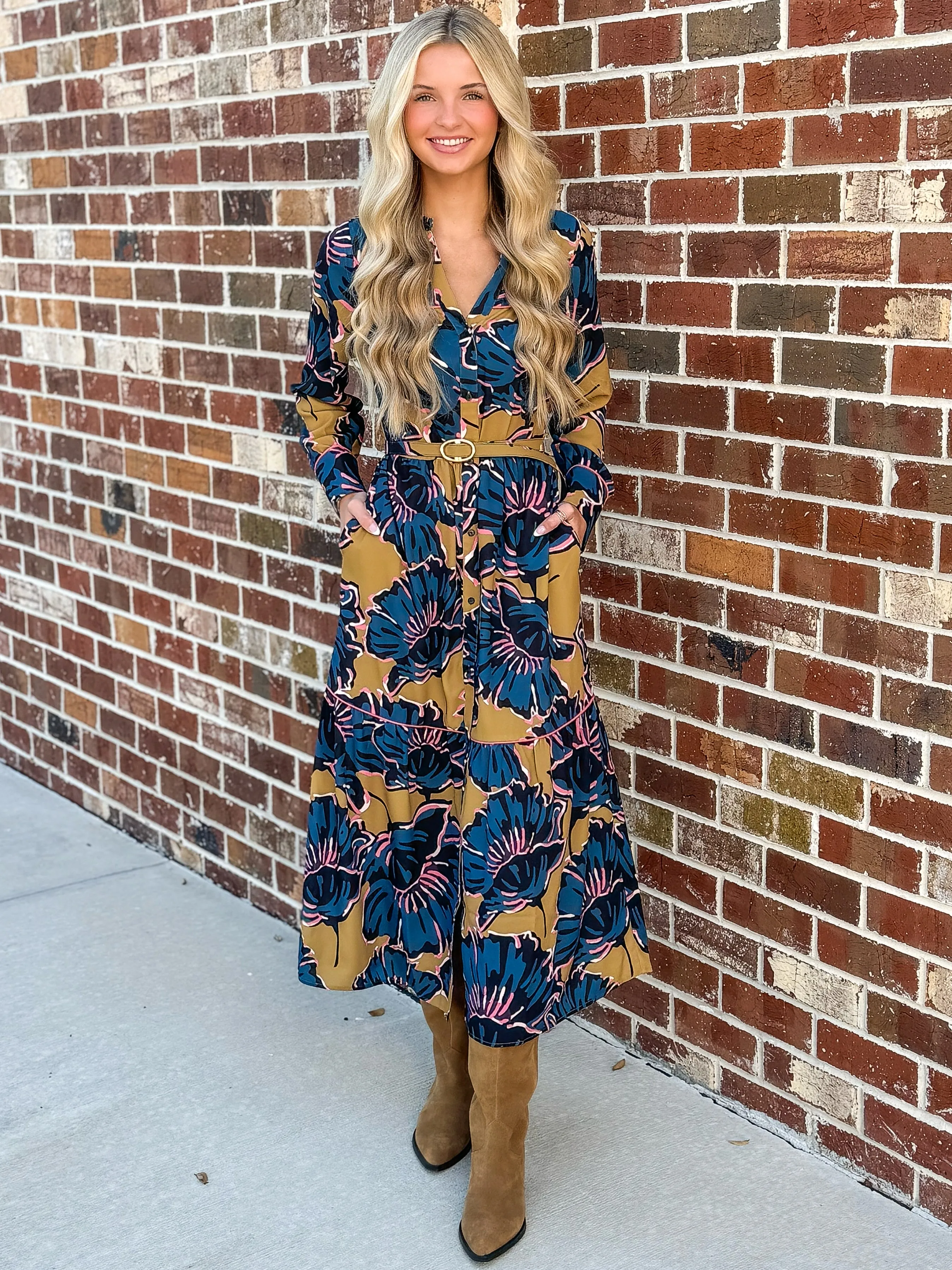 Delphie Dress (Marigold)