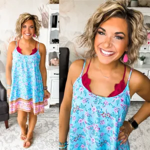 Don't Remember When Dress - Aqua