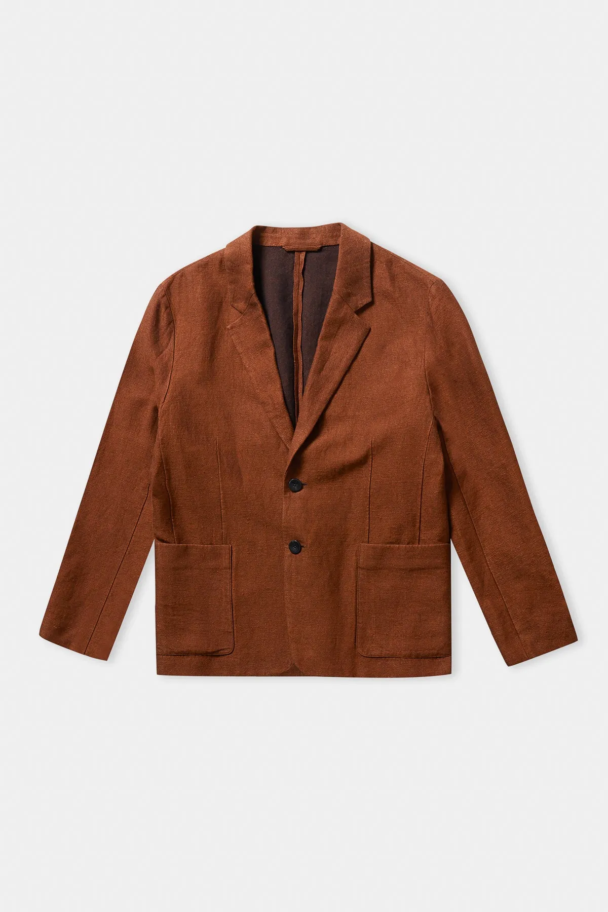 ENVER blazer winter linen cognac