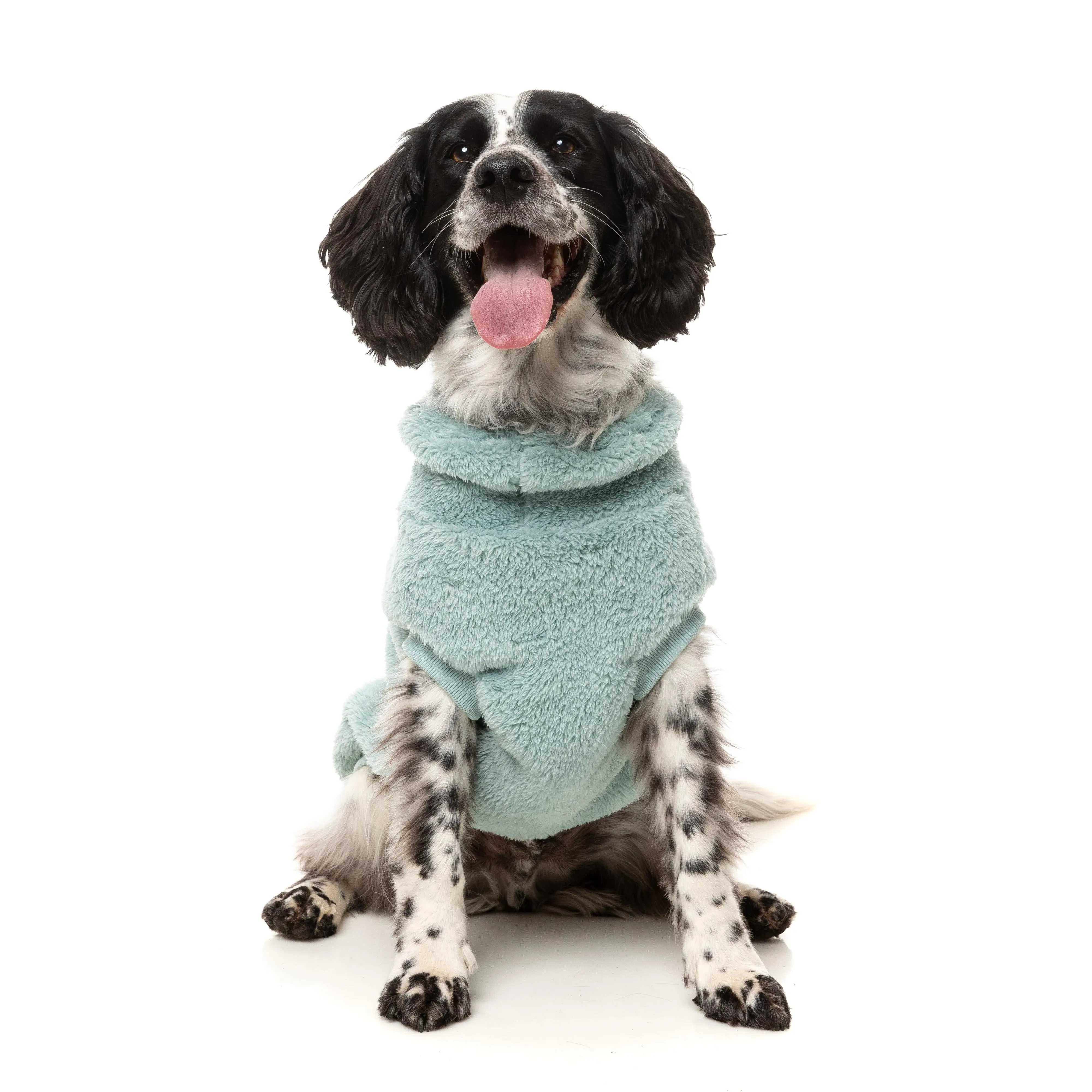 FuzzYard Dog Apparel Turtle Teddy 25 Sweater Arctic Blue Size 6