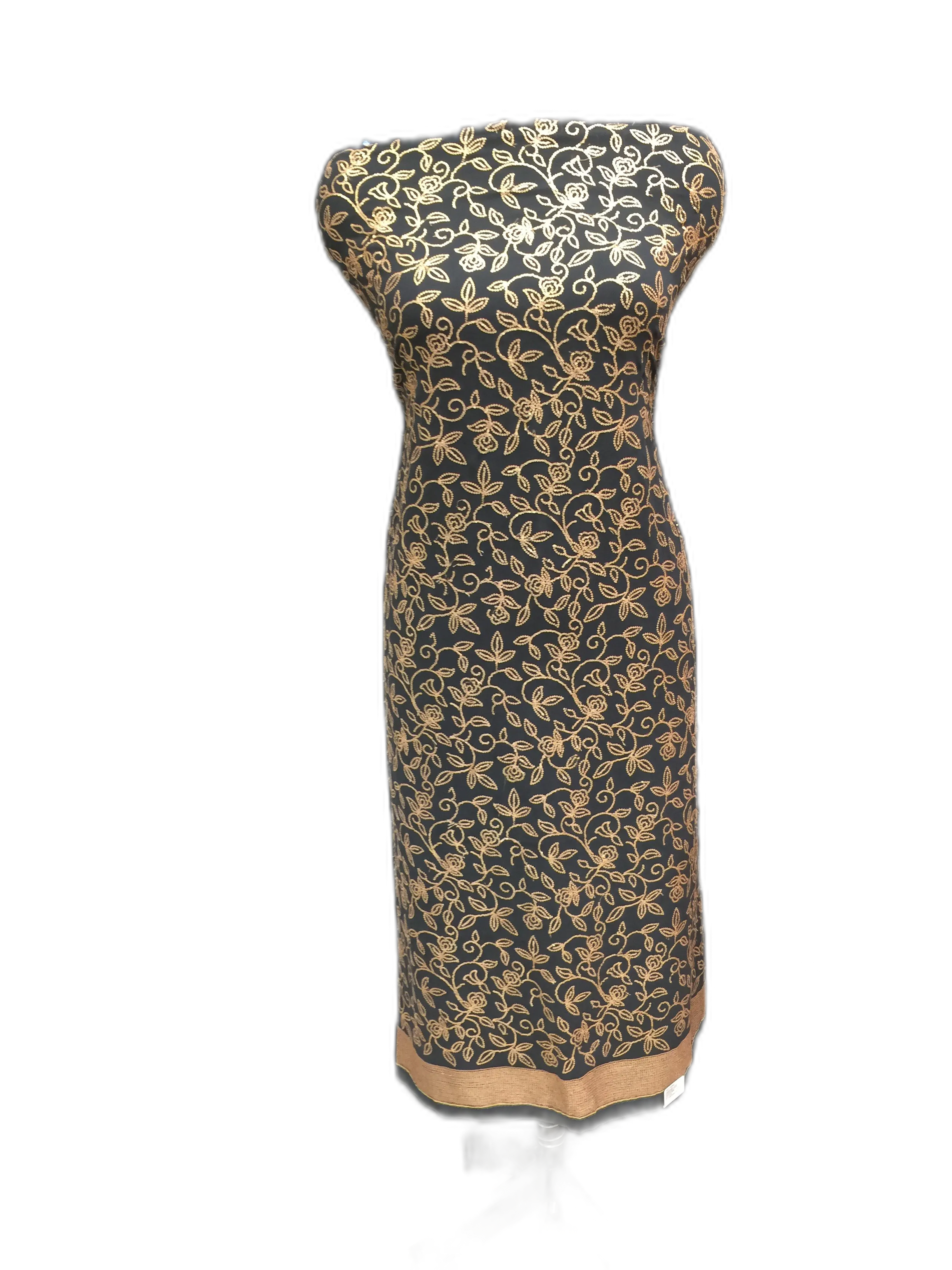 Georgette Unstitched Suit with Sequins Work and Chiffon Dupatta