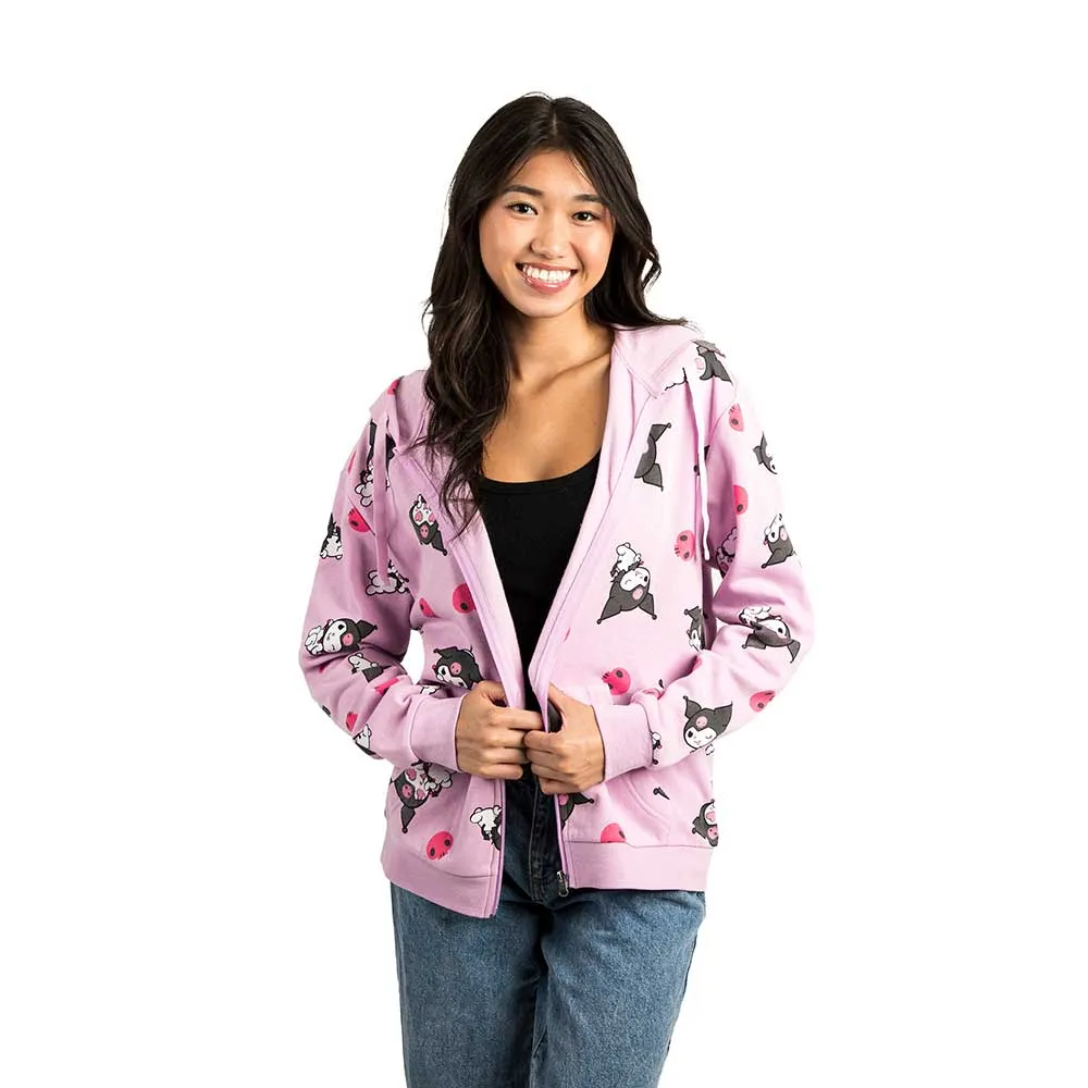 Hoody - Zip Up Kuromi
