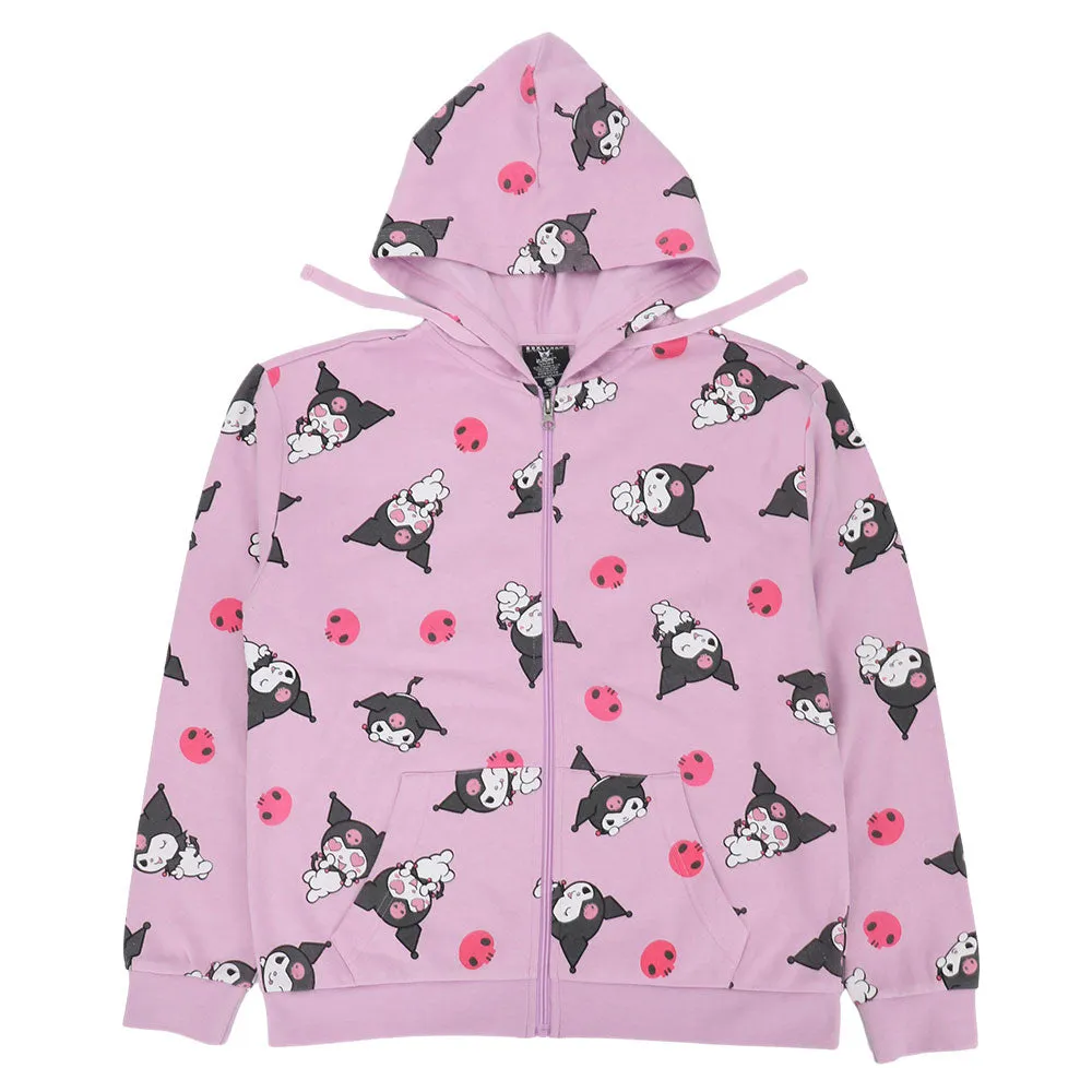 Hoody - Zip Up Kuromi