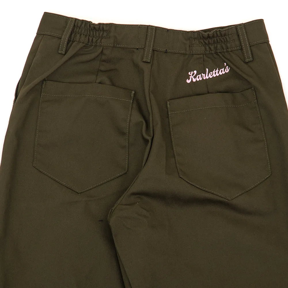 Karletta's Pants (Dark Olive) (S )