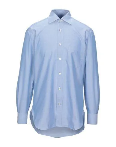 Kiton Man Shirt Sky blue 17 inches-neck