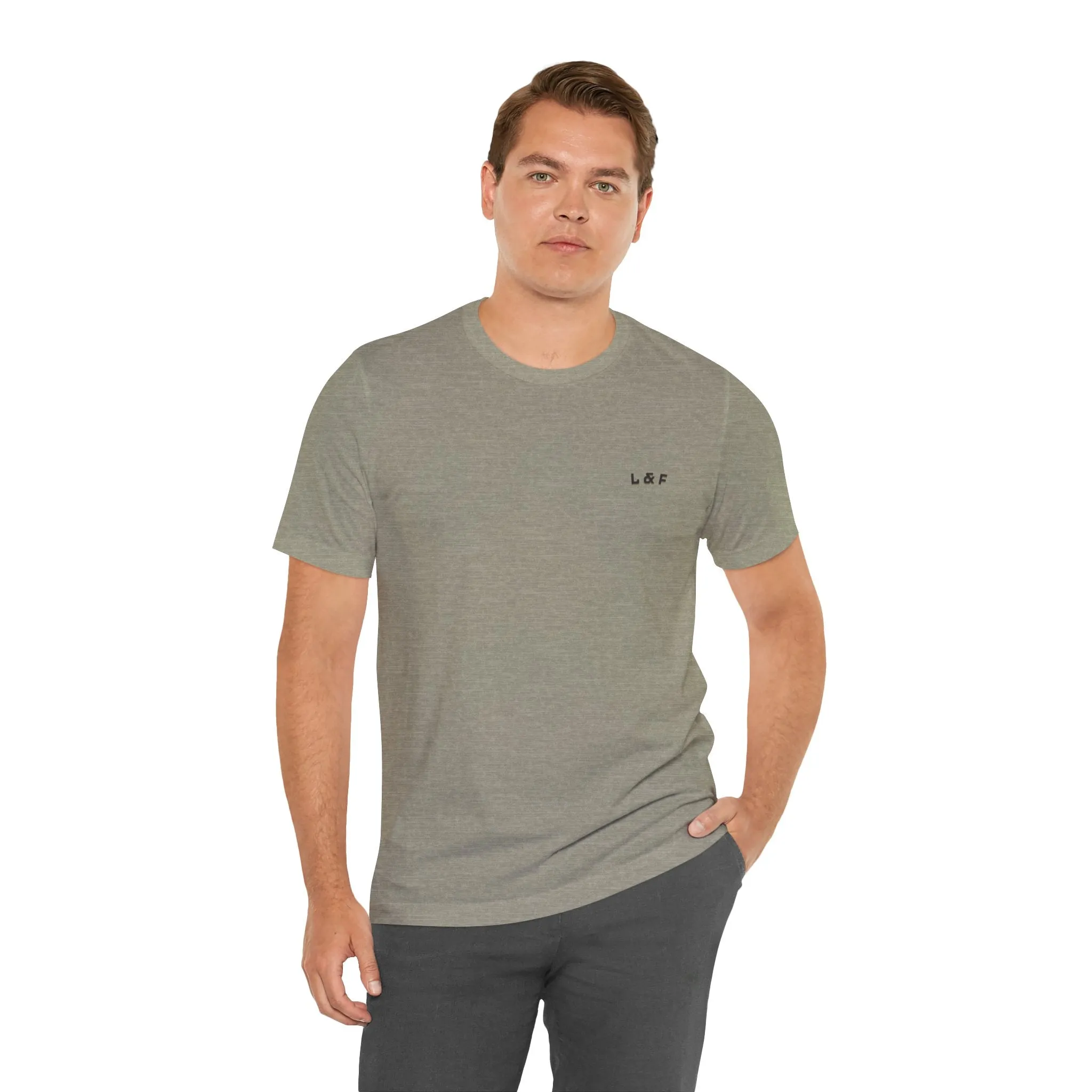 Ledger & Ford Lightning Bolt Graphic Tee (Heather Stone)
