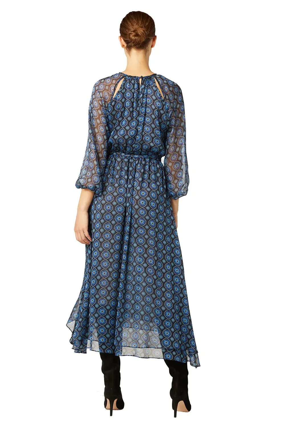 LEILA Dress in Valencia Tile