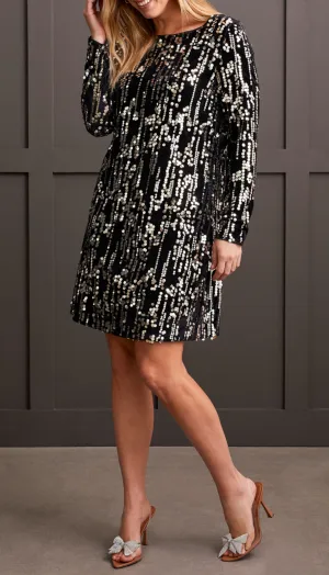 Long Sleeve Lined Dress