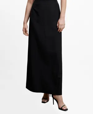 MANGO Women's Flowy Long Skirt