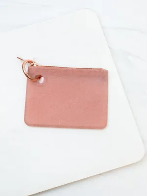 Mini Silicone Pouch by O-Venture - Rose Gold Confetti