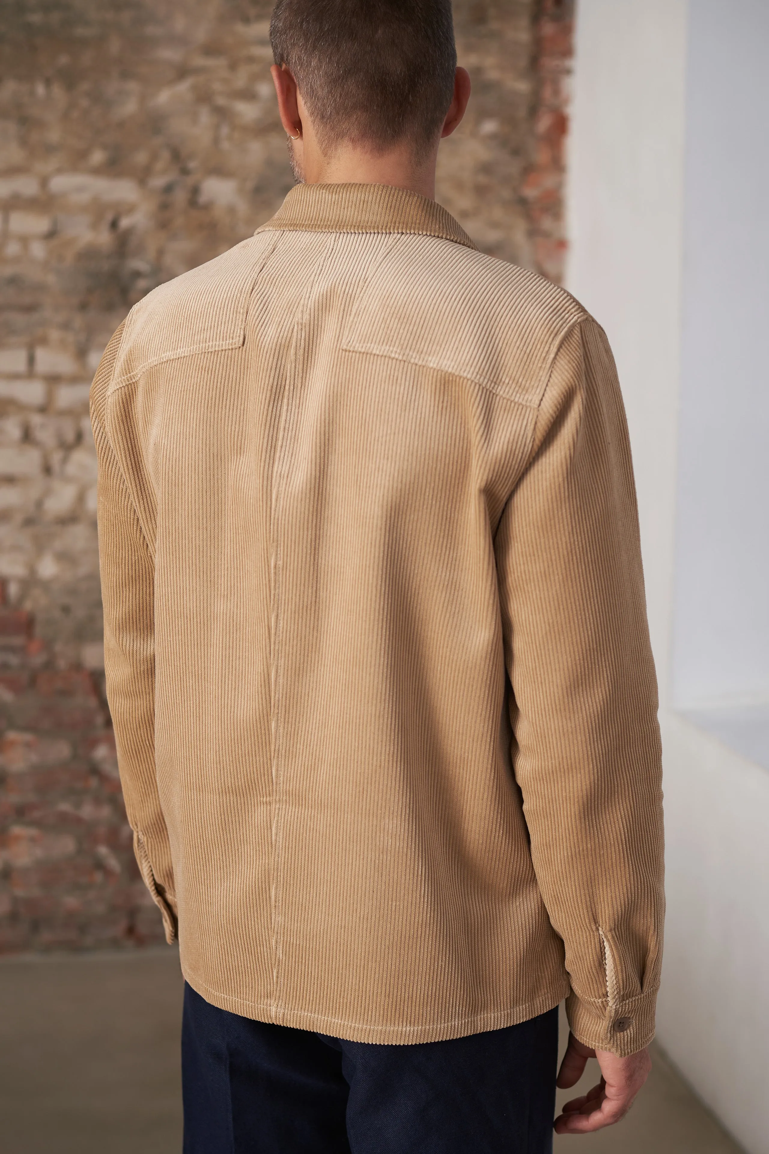 OWE overshirt eco corduroy sand