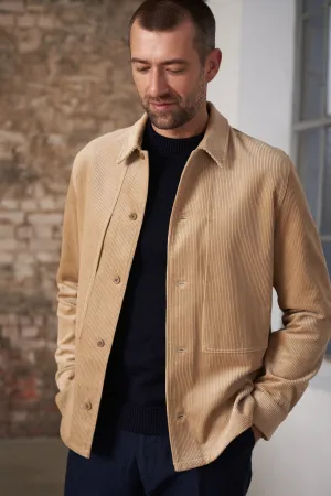 OWE overshirt eco corduroy sand