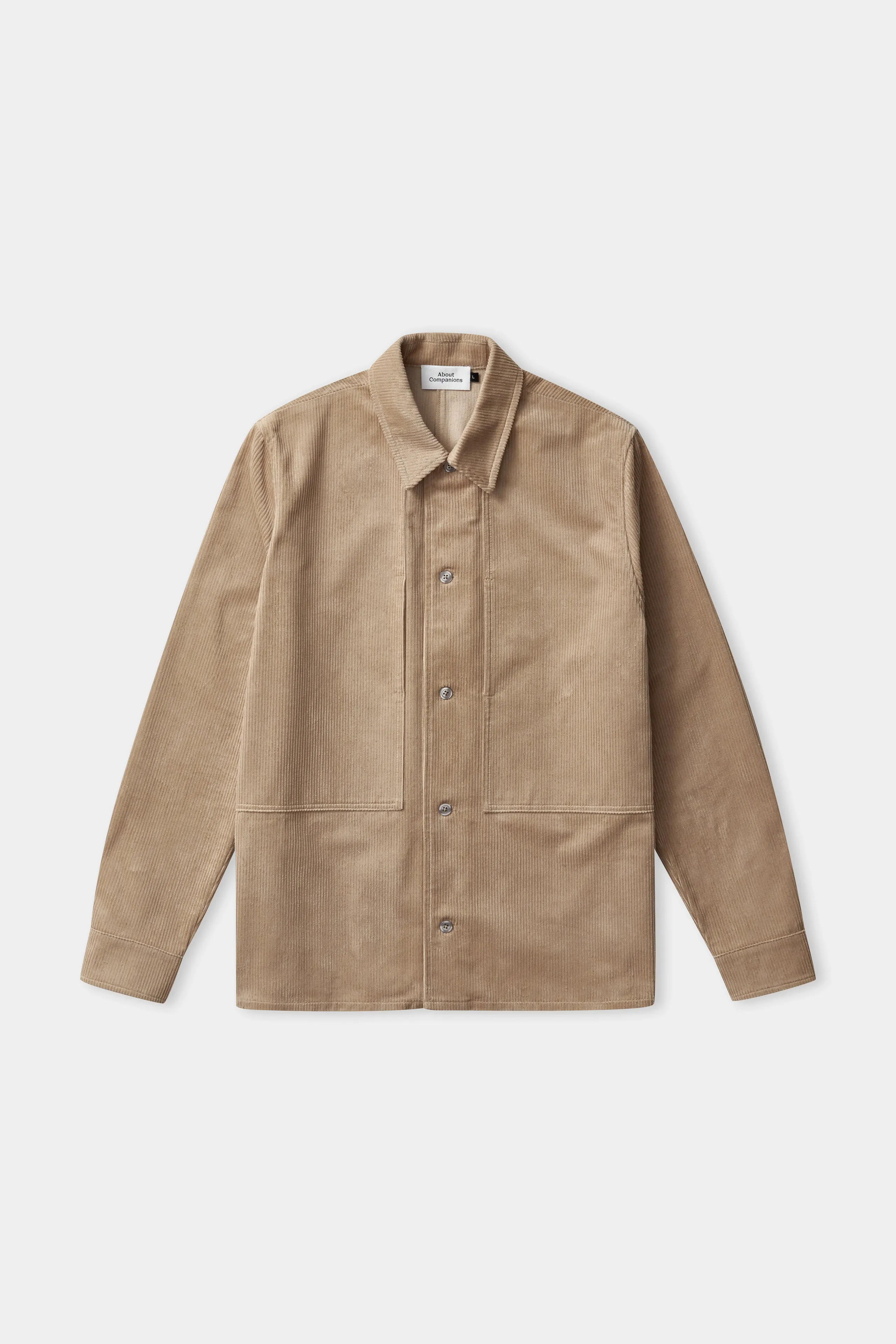 OWE overshirt eco corduroy sand