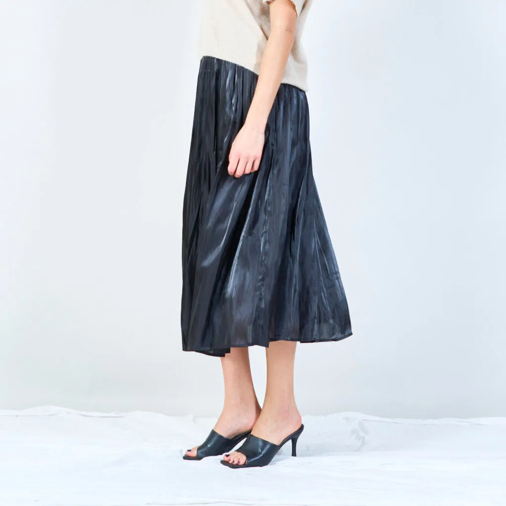 Pleated midi skirt wholesale