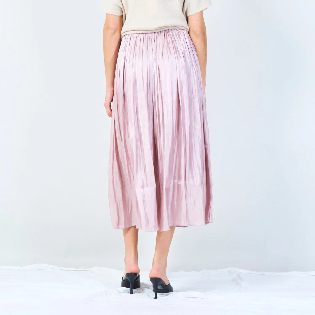 Pleated midi skirt wholesale