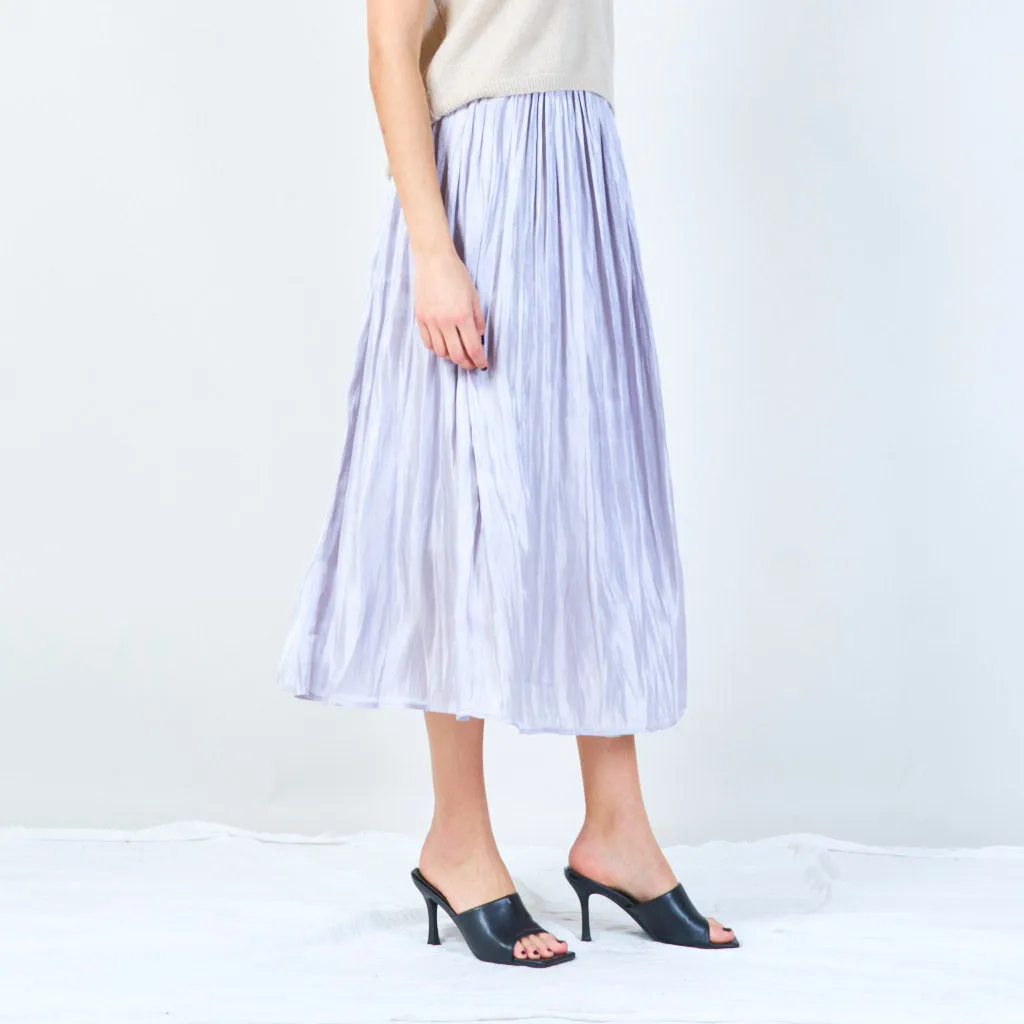 Pleated midi skirt wholesale