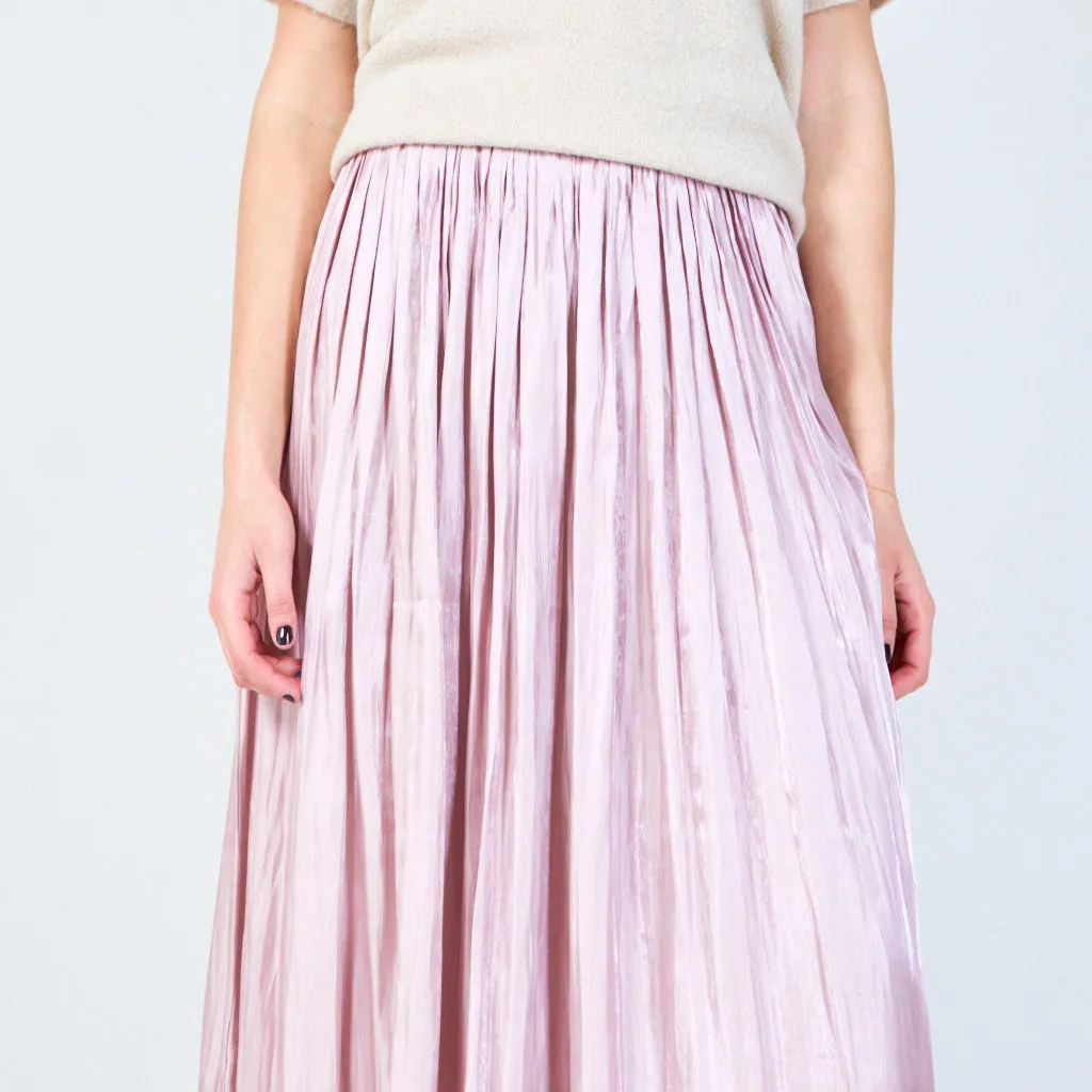 Pleated midi skirt wholesale