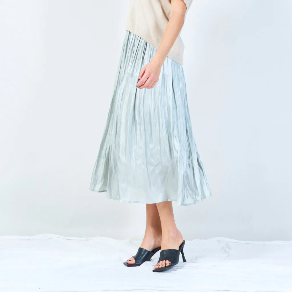 Pleated midi skirt wholesale