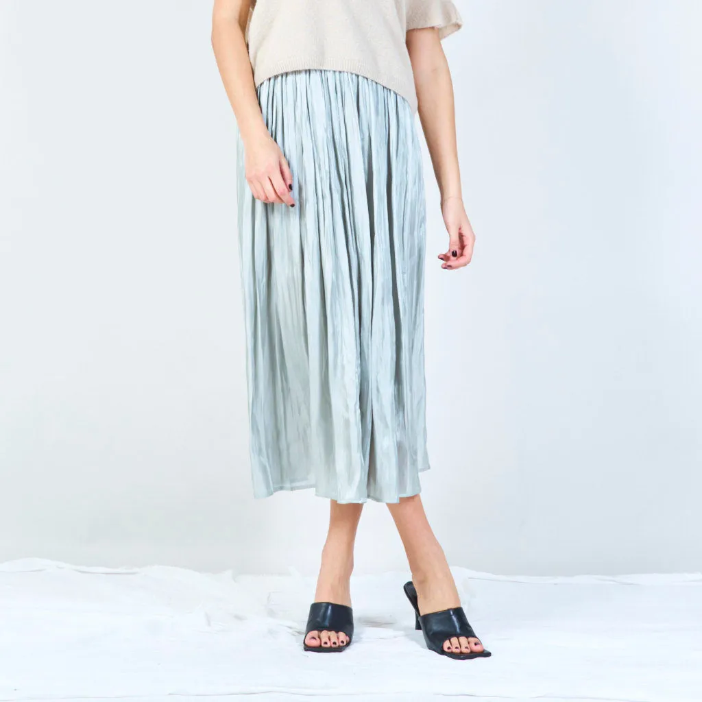 Pleated midi skirt wholesale