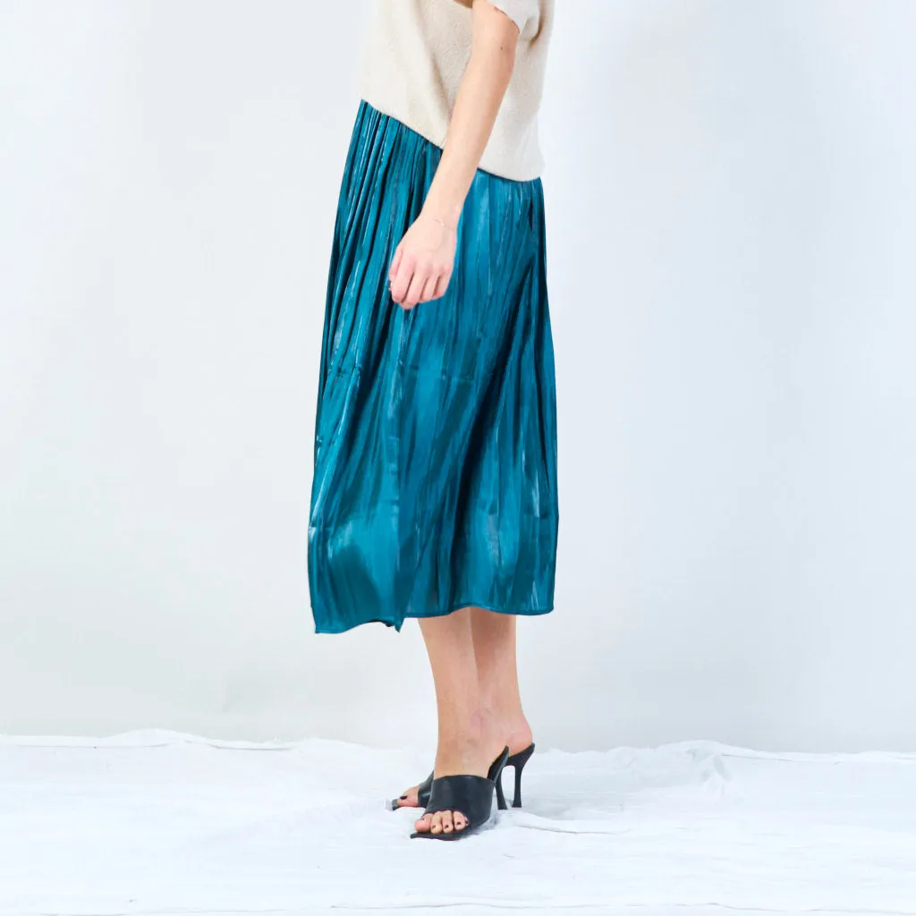 Pleated midi skirt wholesale