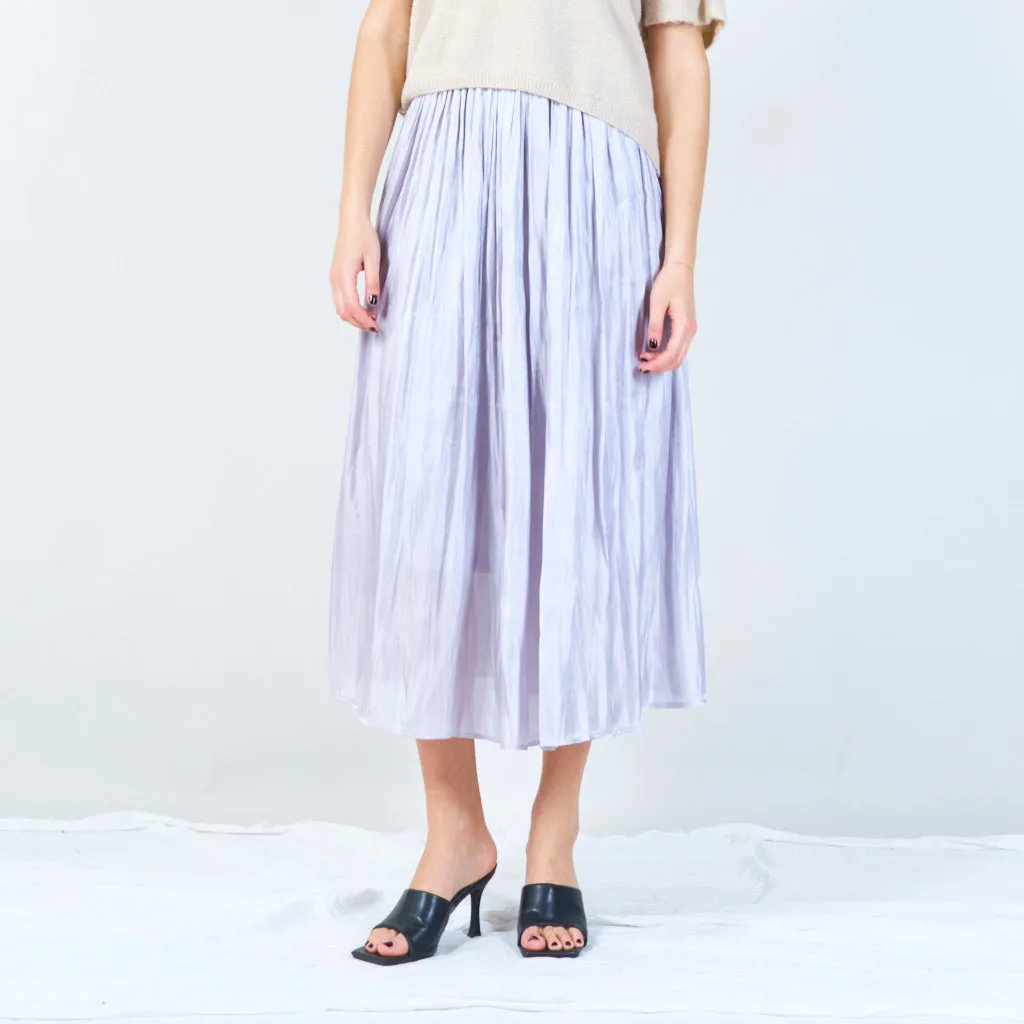 Pleated midi skirt wholesale