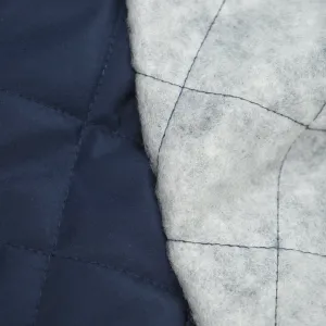 Remnant - 1.3m - Lightweight Quilted Lining - Navy