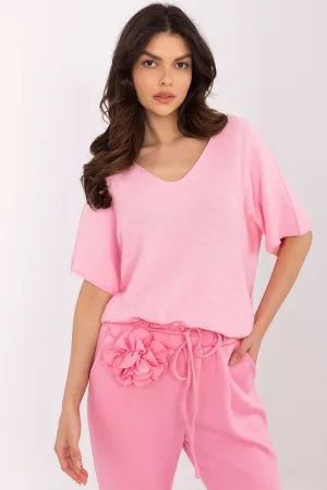 Short sleeve sweater model 210000 Italy Moda