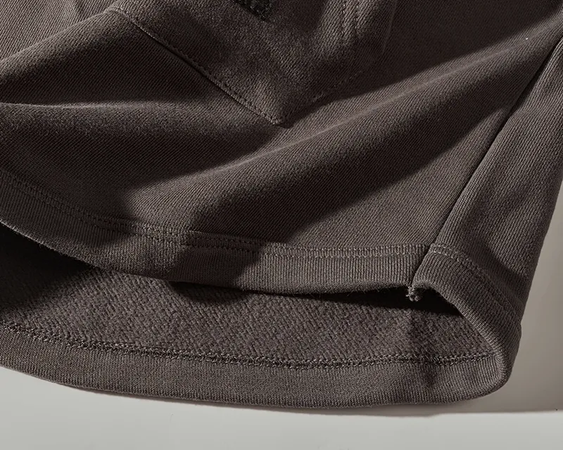 Solid Color Kangaroo Pocket Warm Round Neck Sweatshirt - SF1243
