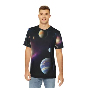 Space Out Polyester T-Shirt with Stellar Design