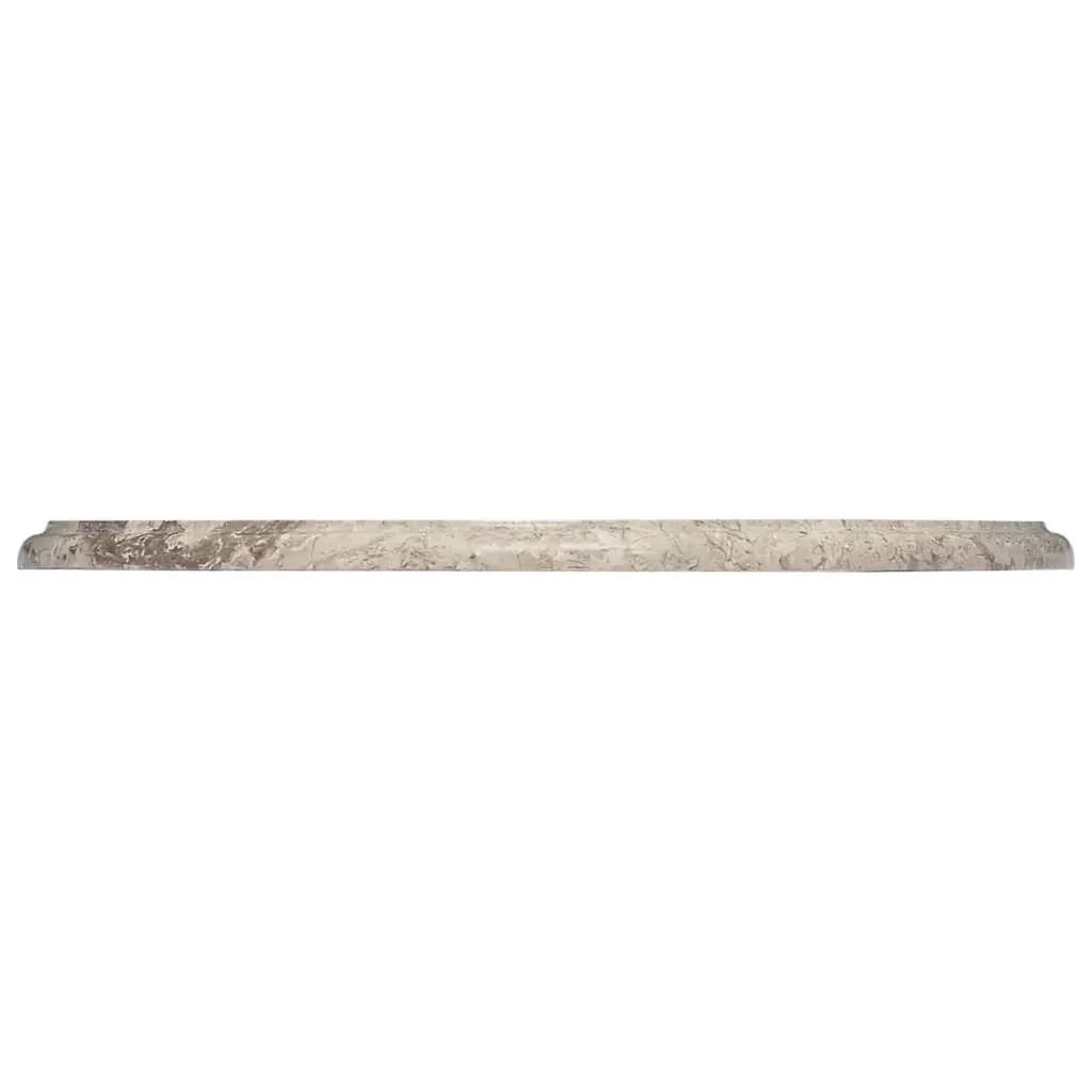 Table Top Grey Ø50x2.5 cm Marble