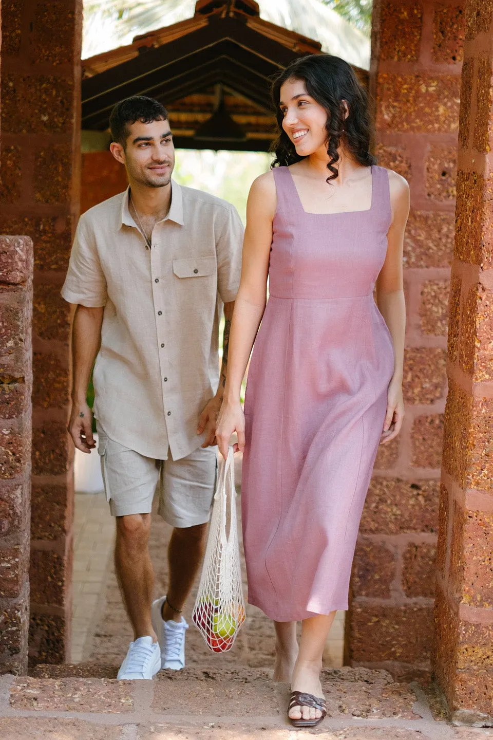 The Linen Midi Dress