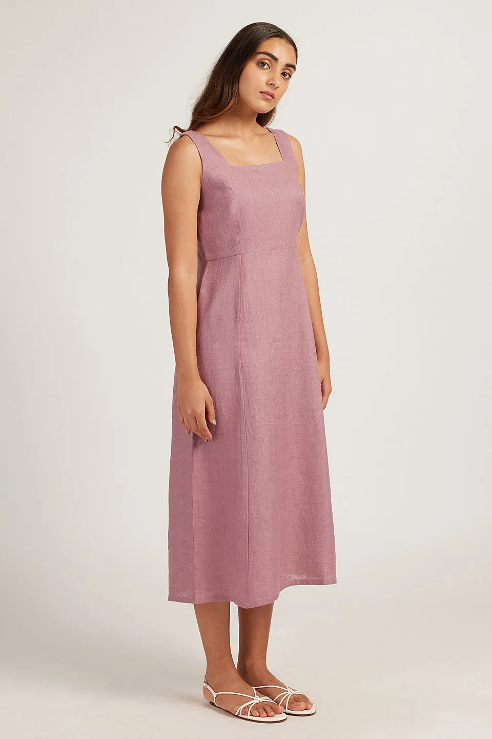 The Linen Midi Dress