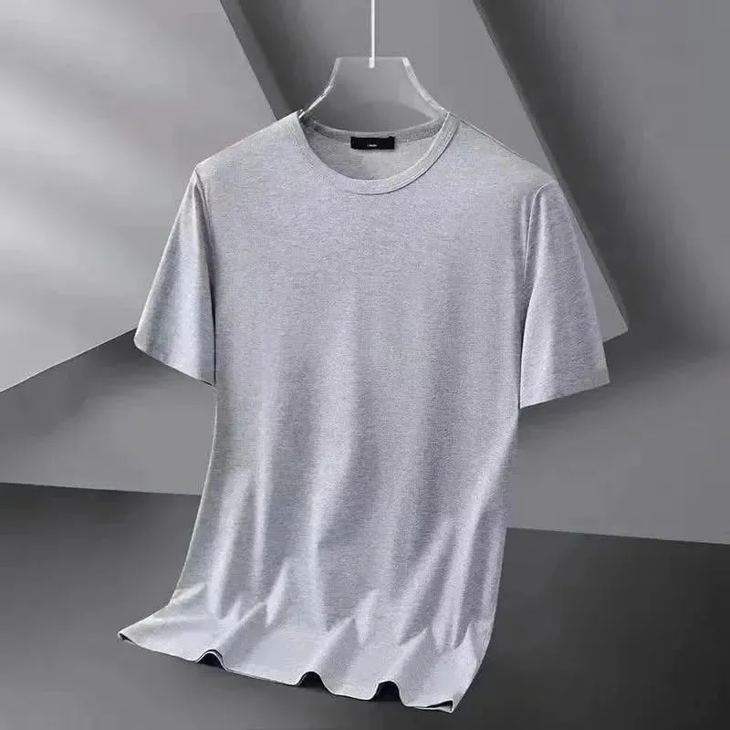 Unisex Classic Crew Neck T-shirts in Timeless Black and White