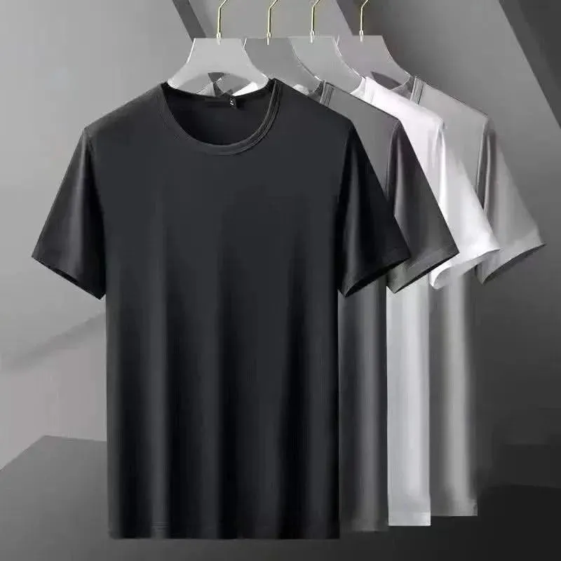 Unisex Classic Crew Neck T-shirts in Timeless Black and White