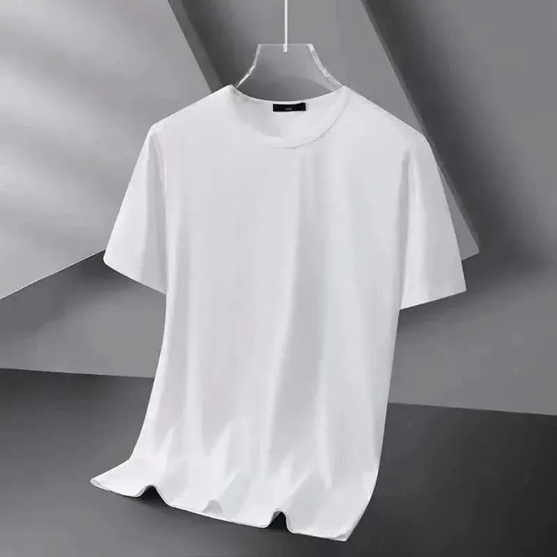 Unisex Classic Crew Neck T-shirts in Timeless Black and White