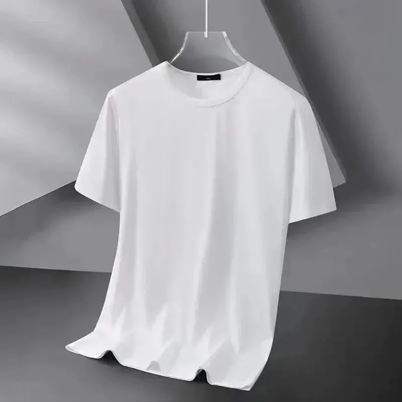 Unisex Classic Crew Neck T-shirts in Timeless Black and White