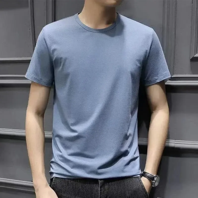 Unisex Classic Crew Neck T-shirts in Timeless Black and White