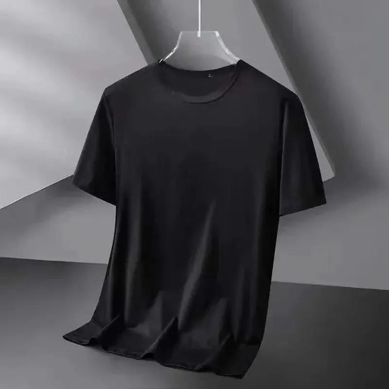 Unisex Classic Crew Neck T-shirts in Timeless Black and White