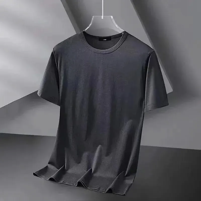 Unisex Classic Crew Neck T-shirts in Timeless Black and White