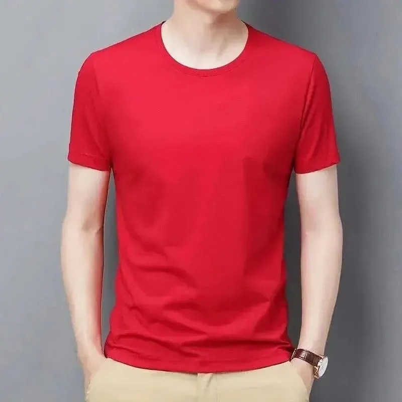 Unisex Classic Crew Neck T-shirts in Timeless Black and White