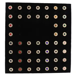 Vittorio Vico Men's Tie Tacks on Presentation Board: 24 Pack